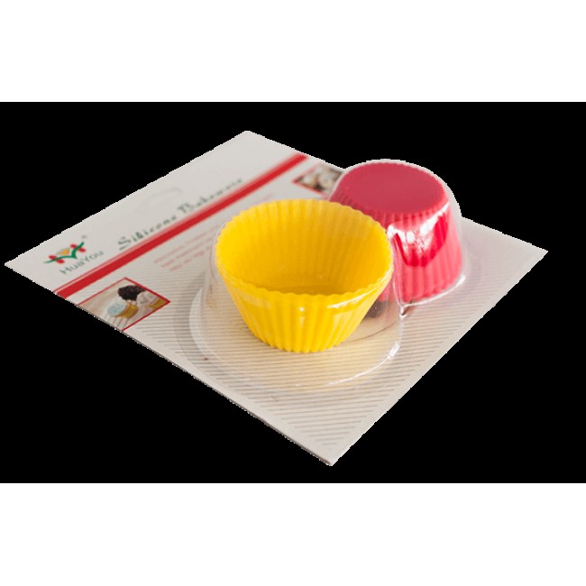 Силиконови формички за мъфини кръг 6бр. CN-(G3 / 6108) - Horecano