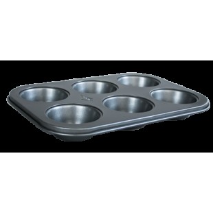 Метална форма за печене на мъфини 6бр. N-20064 CN-(5522) - Horecano