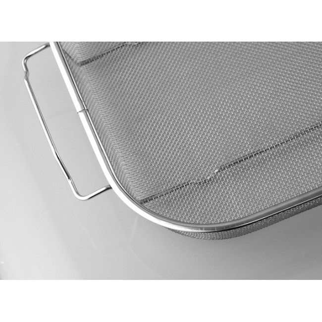 Метална правоъгълна цедка дълбока 35x30.5x9.5см. RH-004A (5535) - Horecano