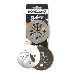 Иноксови шаблони за декориране на кафета и сладки ZT-2029 (0602) - Horecano