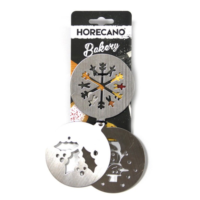 Иноксови шаблони за декориране на кафета и сладки ZT-2029 (0602) - Horecano