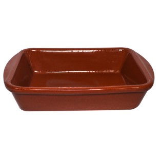 Керамична тава правоъгълна с дръжки 18x14см  CT16 COK-CERAMICA (36-0318)