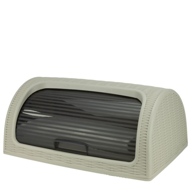 Кутия за хляб 41,4x26,9xh18,1см PVC ратан бежова DUNYA-(05330)