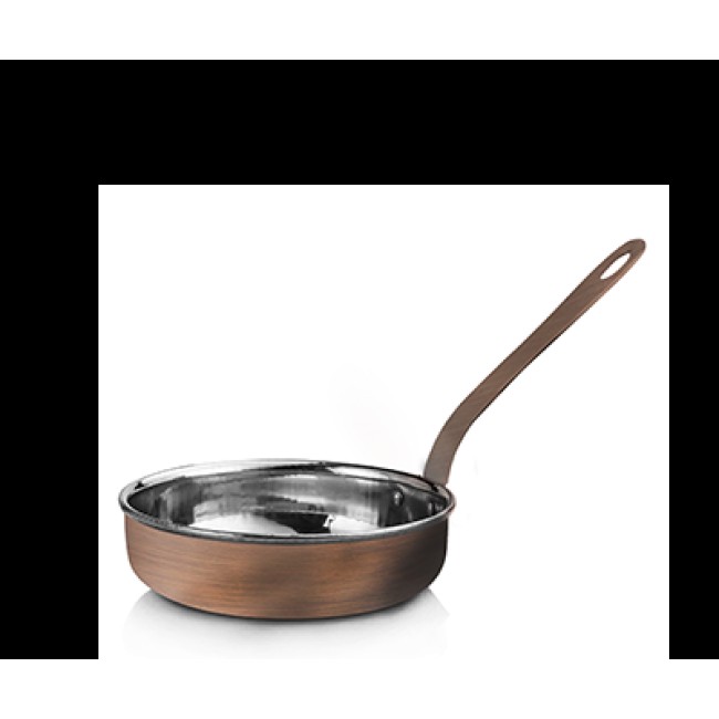 Метално  мини тиганче с медно покритие 13.50 x 3.75 см - 400 мл SG-95256(A) ANTIQUE - Horecano
