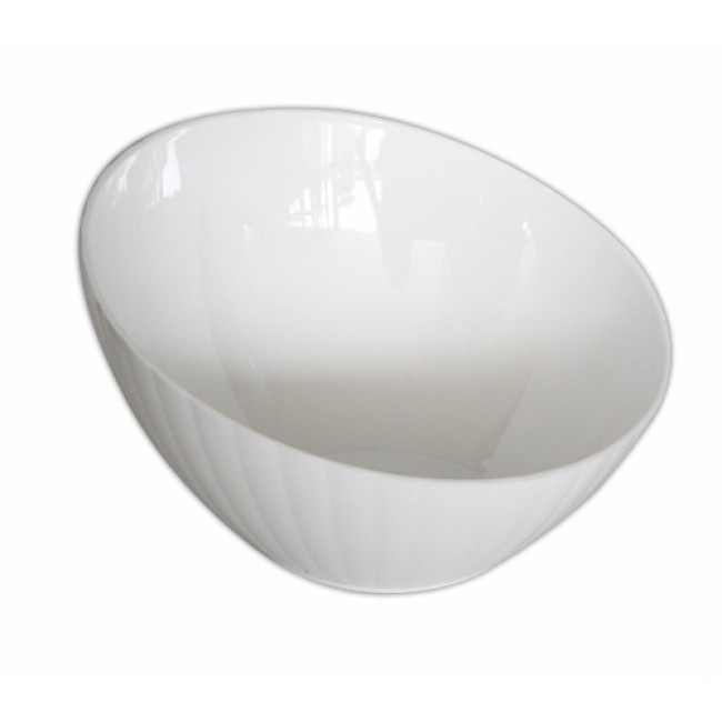 Поликарбонатна купа скосена 31,5x31,5x10см. бяла (ZCP 302-2)AN - Alkan