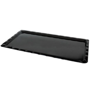 Поликарбонатно плато  за десерти черно 15x30x2см  (ZCP 224-3)AN - Alkan