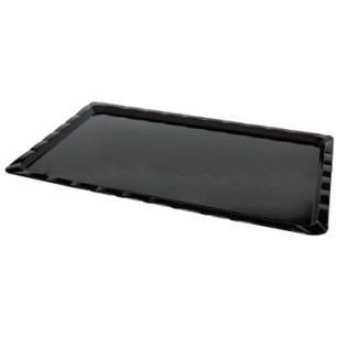 Поликарбонатно плато за десерти черно 25x40x2см. (ZCP 229-3)AN - Alkan