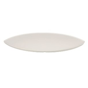 Меламиново плато  листо бяло 35x54x1см (K-2150)AN - Alkan