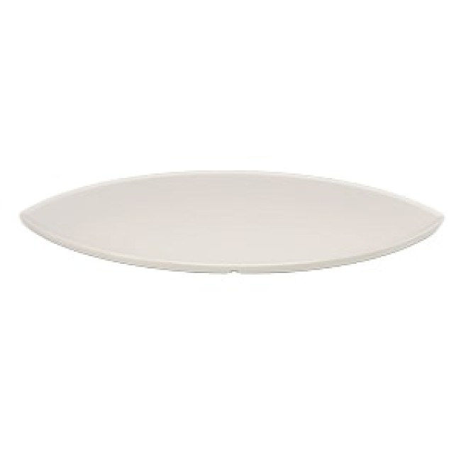 Меламиново плато  листо бяло 35x54x1см (K-2150)AN - Alkan