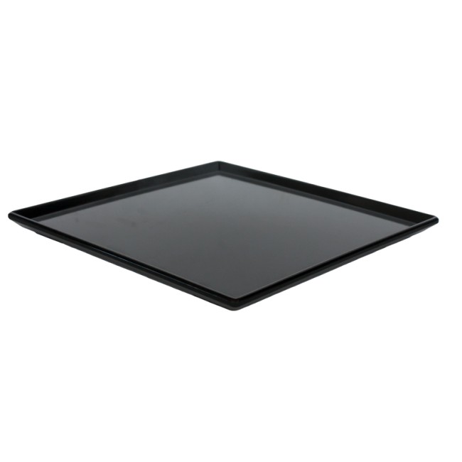 Меламиново плато черно  24,5x24,5x1см  (K-2043)AN - Alkan