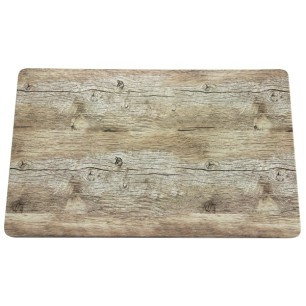 Меламиново плато  с   дървен декор  GN  1/1     52,5x33см  (D744-6A) - Horecano