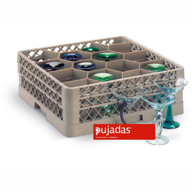 Кошница за съдомиялна за 12бр чаши, max ф122мм, max h240мм - Pujadas