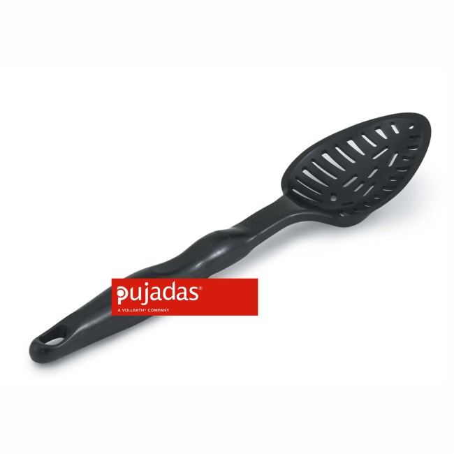 Лъжица,перфорирана 34см, до 245градуса - пластмаса - Pujadas