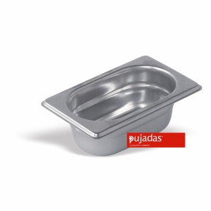 Иноксов гастронорм 1/9 65мм, 176х108мм, 600мл 18/10 - Pujadas