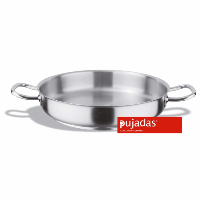Иноксова тава  за паеля без капак SS  ф40см  10л h8см - Pujadas