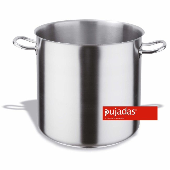 Иноксова дълбока тенджера без капак SS ф20см  6,2л  h20см - Pujadas