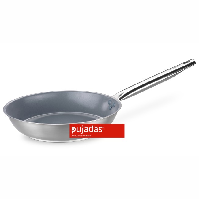 Иноксов тиган с керамично незалепващо покритие  ф24см h4,6см   - Pujadas