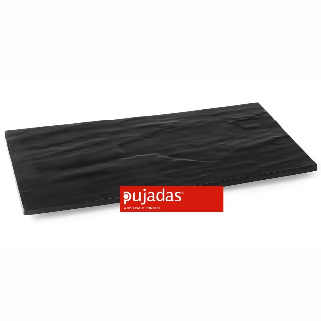 Меламиново плато черно  1/4  26,5х16см - Pujadas