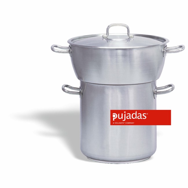 Иноксова конусовидна тенджера за кус-кус   ф40см  24л   h32 см - Pujadas