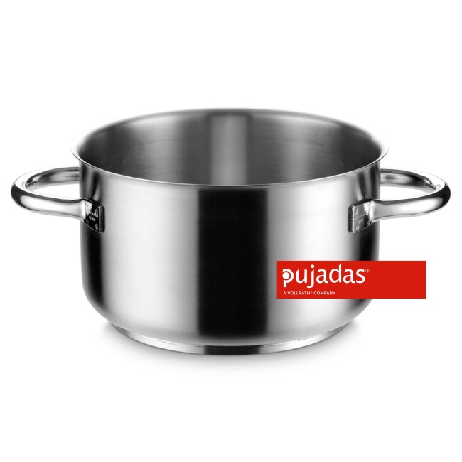 Иноксова плитка тенджера без капак ф35см 20,2л   h21см - Pujadas