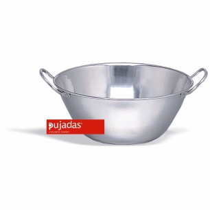 Иноксов конусовидне басан ф30см, h16см, 6,5л  - Pujadas