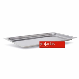 Иноксов гастронорм лист, дълбок 1/1, 530х325мм, Н20мм   18/10 - Pujadas