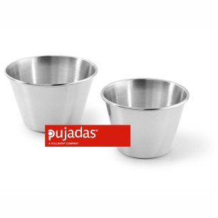 Иноксова купичка за крем карамел, конус, ф7,5см, h5,2см, 0,12л - Pujadas