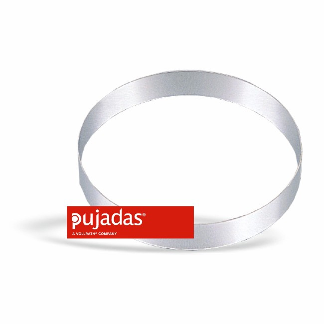 Иноксова форма за блат, кръгла ф8см, h2см - Pujadas