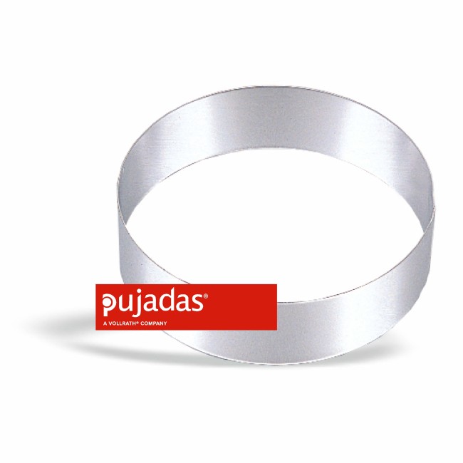 Иноксова форма за блат, кръгла ф12см, h4,5см - Pujadas