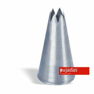 Иноксов накрайник за пош, звезда, ф12мм - Pujadas