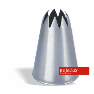 Иноксов накрайник за пош, затворен, звезда, ф11мм - Pujadas