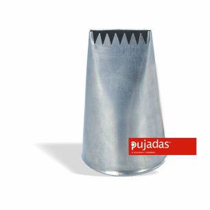 Иноксов накрайник за пош лента назъбена, 20х3мм - Pujadas