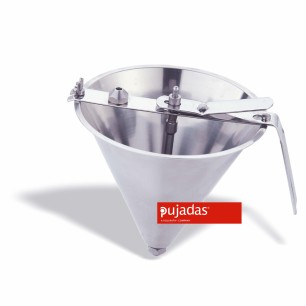 Иноксова фуния  за сладкарство 2л  ф4мм - Pujadas