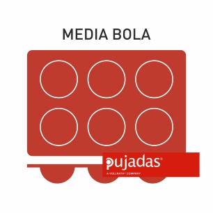 Силиконова форма за печене 6бр, ф70мм, h35мм  - Pujadas
