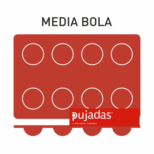 Силиконова форма за печене 8бр, ф60мм, h30мм  - Pujadas