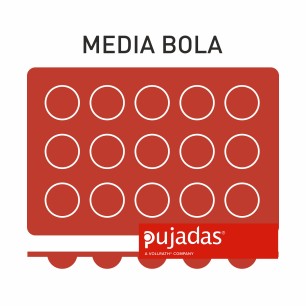 Силиконова форма за печене 15бр, ф50мм, h25мм  - Pujadas