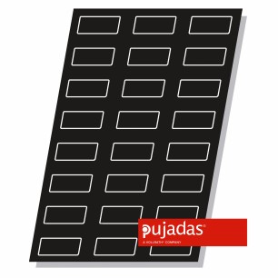 Форма за печене, силикон и фибростъкло 5 бр, 495х40мм, h39мм, 700мл - Pujadas