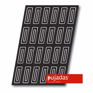 Форма за печене,силикон и фибростъкло 24бр, 120х40мм, h25мм, 90мл - Pujadas