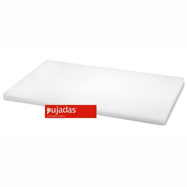 Полиетиленова дъска  за рязане бяла 60x40x2см  - Pujadas