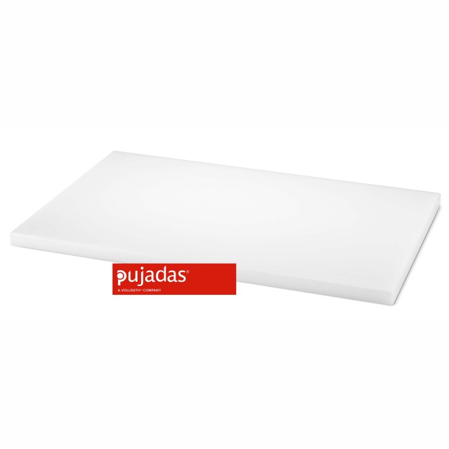 Полиетиленова дъска  за рязане бяла 60x40x2см   - Pujadas