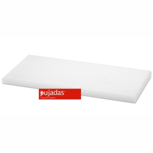 Полиетиленова дъска за рязане бяла  40x20x2см  - Pujadas