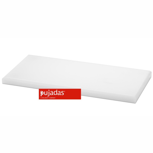 Полиетиленова дъска за рязане бяла  40x20x2см  - Pujadas