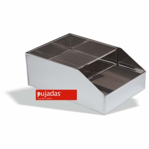 Иноксово сито за брашно с ваничка 37X26.5X18 см - Pujadas