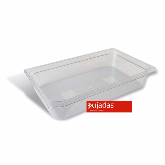 Поликарбонатен гастронорм  GN 1/1 530x325x200мм 25,50л. 100%BPA FREE - Pujadas