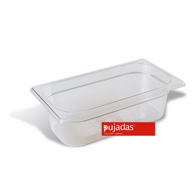 Поликарбонатен гастронорм  GN 1/3 325x175x65мм 2,35л. 100%BPA FREE - Pujadas