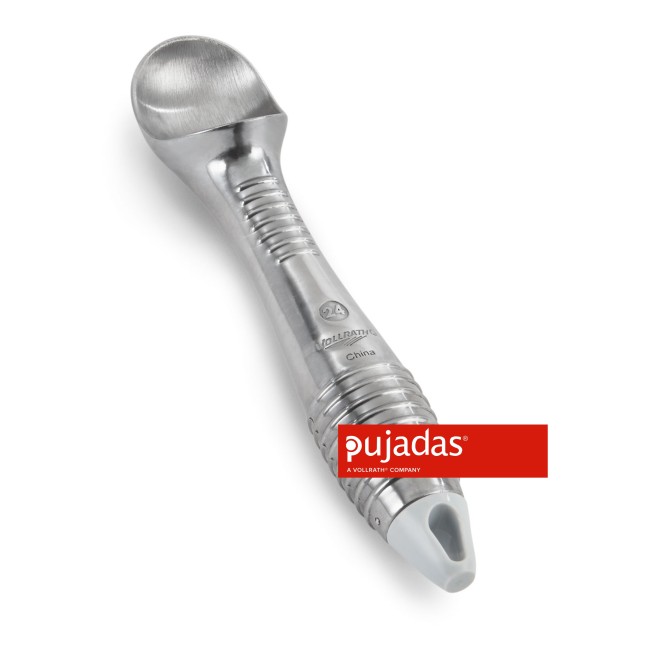 Иноксова лъжица за сладолед бяла L 19.5см - Pujadas