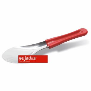 Иноксова лъжица за сладолед 26см с червена дръжка - Pujadas