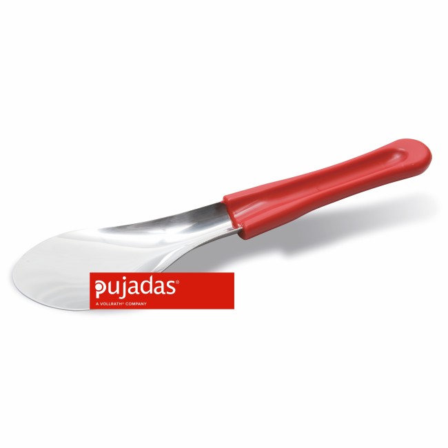 Иноксова лъжица за сладолед 26см  с жълта дръжка  - Pujadas