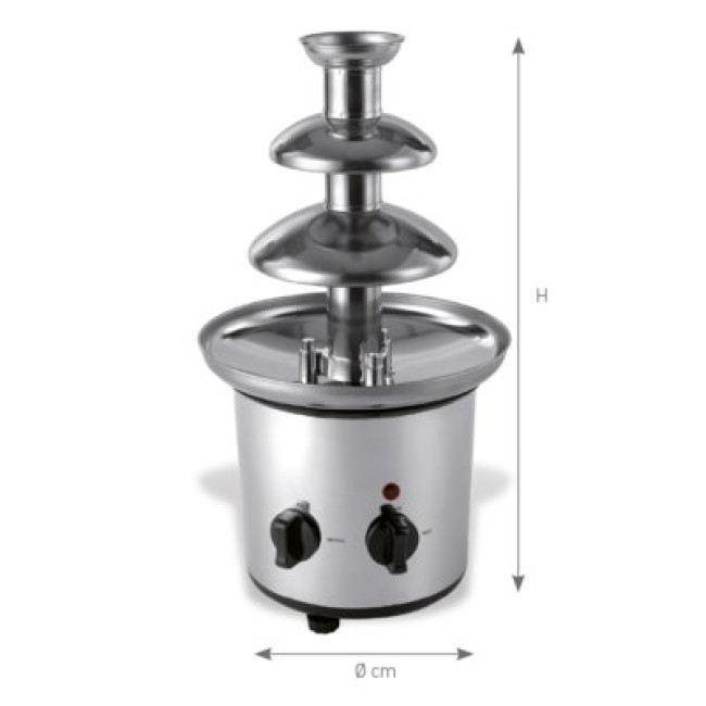 Фонтан за шоколад на три нива 700мл. ф21/h38/230V/50HZ/250W - Pujadas
