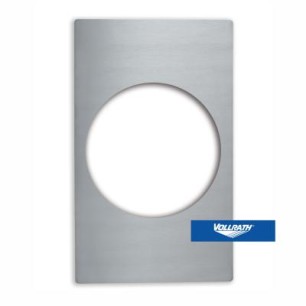 Иноксова основа за презентация  GN 1/1 53,6x32,4см с  голям кръг   - Pujadas